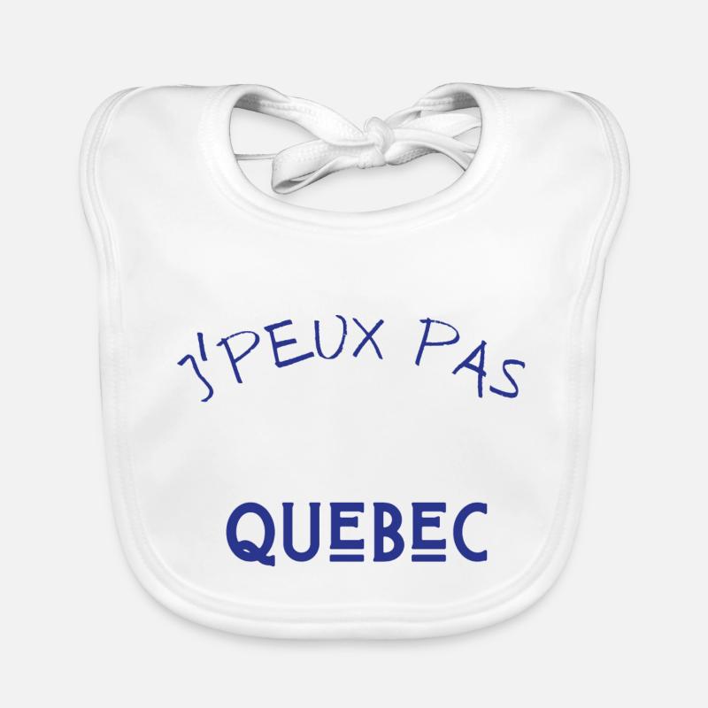 j'peux pas j'ai quebec Bavoir bio Bébé