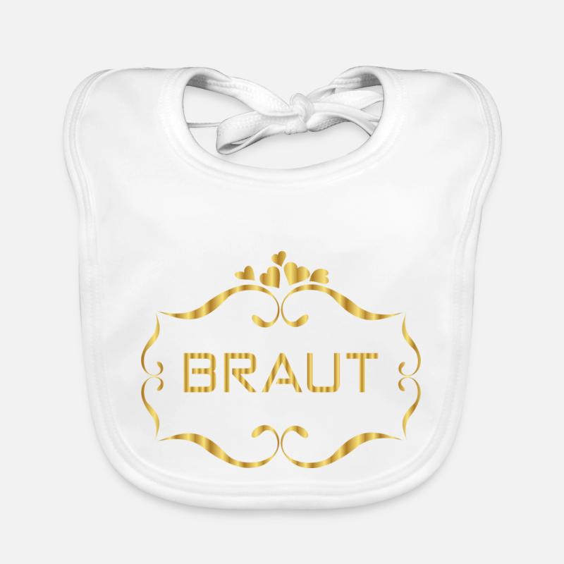 Braut Baby Bio-Lätzchen