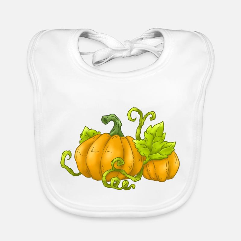 Pumpkin Organic Baby Bibs