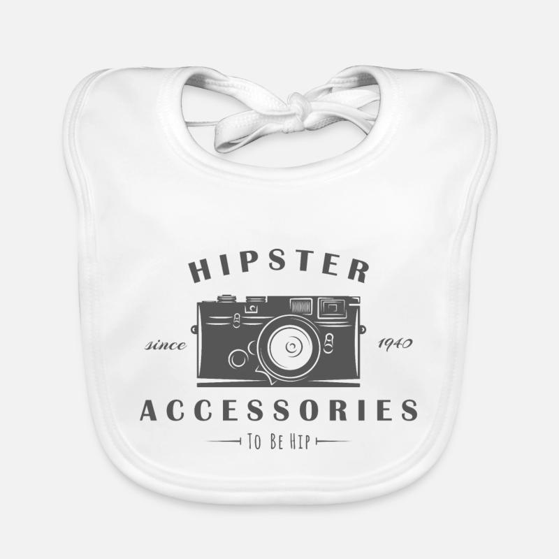 Hipster Accessoires Caméra Bavoir bio Bébé
