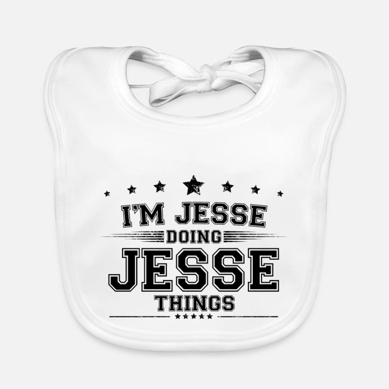 i’m Jesse doing Jesse things Organic Baby Bibs