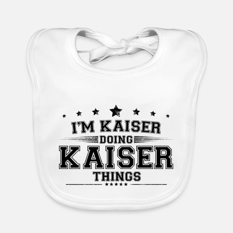 Ich bin Kaiser, der Kaiser-Dinge macht Baby Bio-Lätzchen