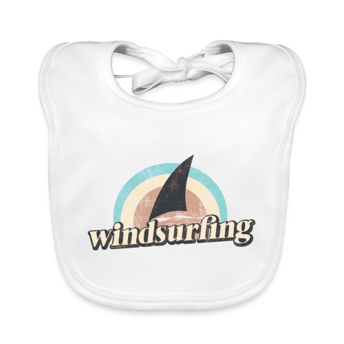 Windsurfing Retro 70s - Baby Bio-Lätzchen