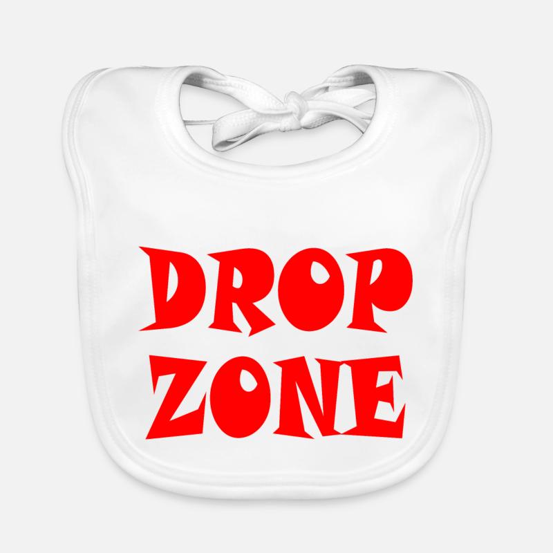 DROP ZONE - Parachutistes! Bavoir bio Bébé