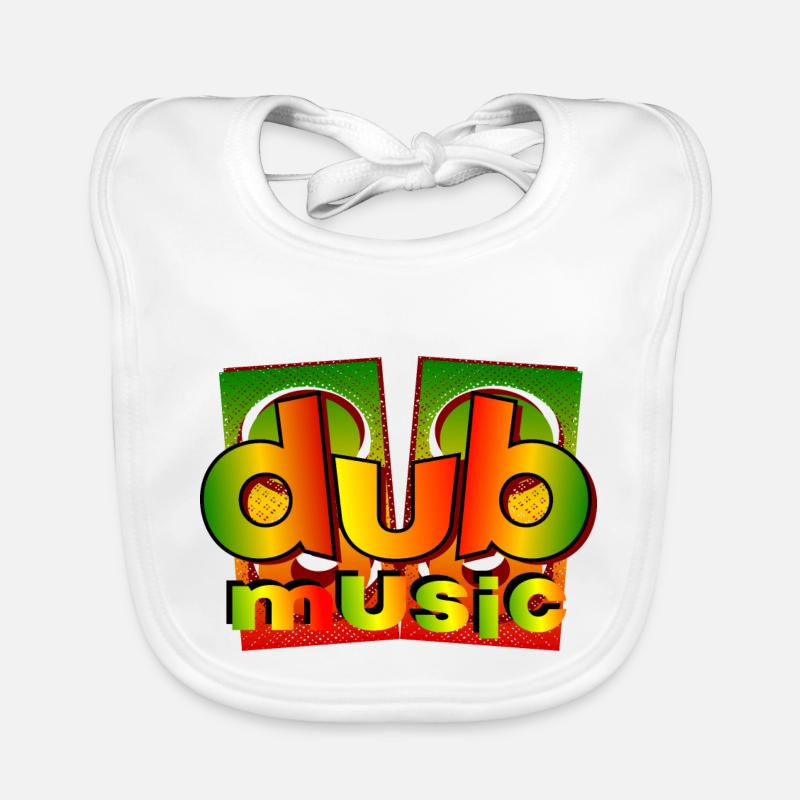 dub music reggae Baby Bio-Lätzchen