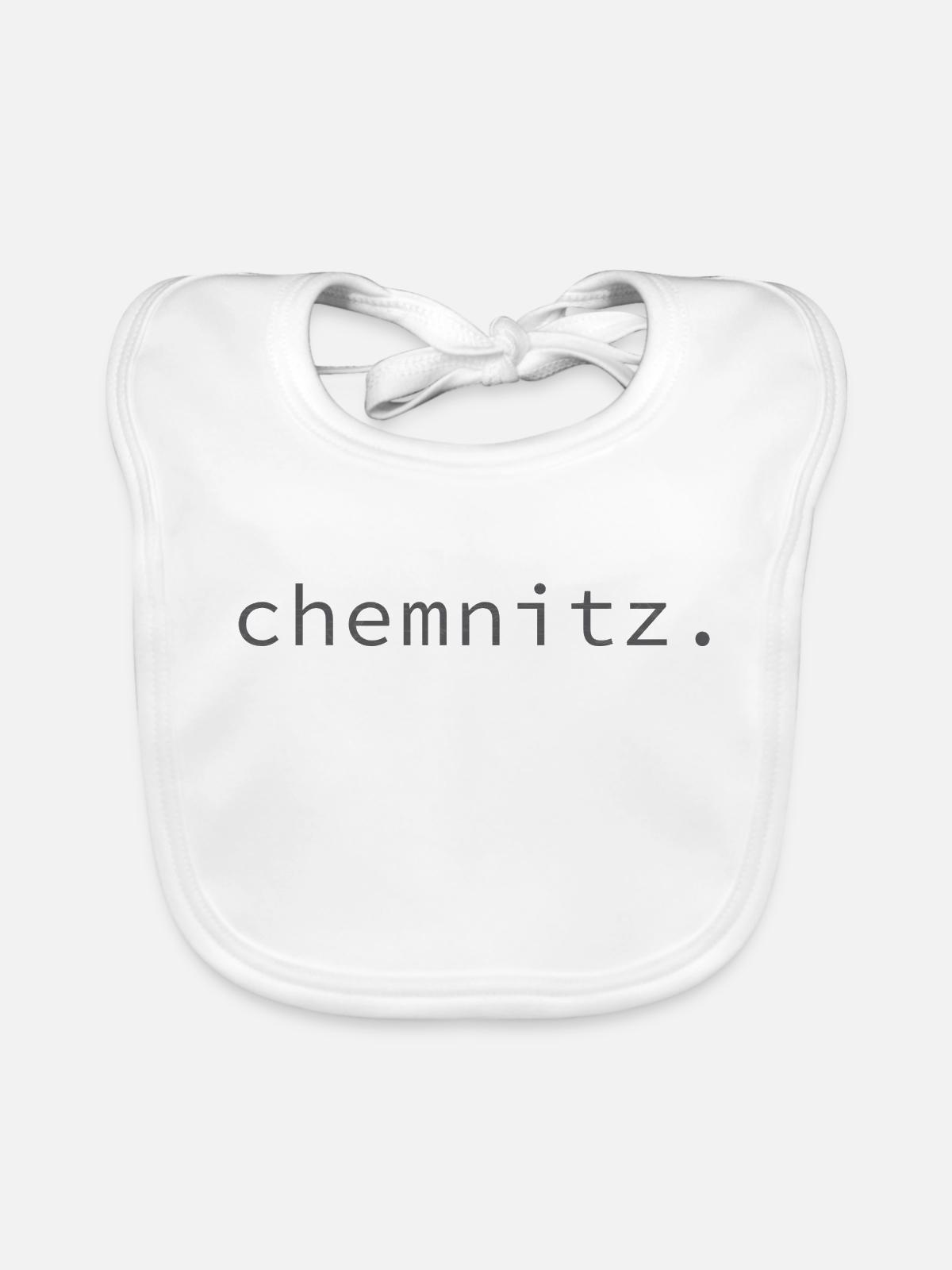chemnitz. - Baby Bio-Lätzchen - Weiß - Vorne
