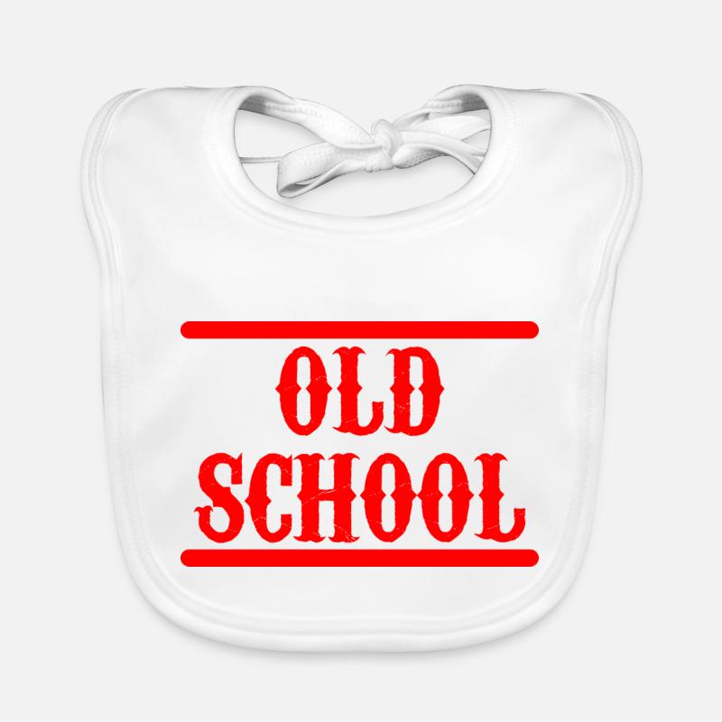 Old School Baby Bio-Lätzchen