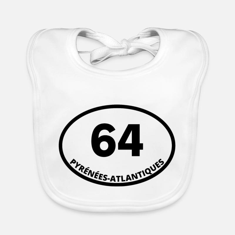 64 pyrénées-atlantiques Bavoir bio Bébé