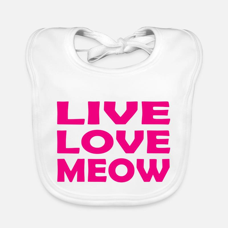 Chat Katze Bavoir bio Bébé