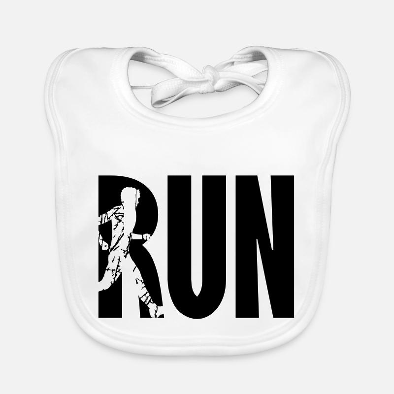 Logo Exécuter l’entraînement Bavoir bio Bébé