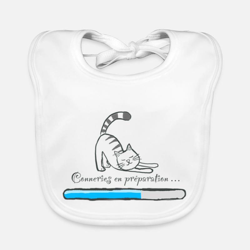 Conneries en préparation Bavoir bio Bébé