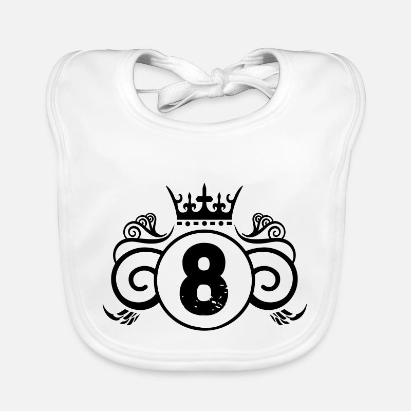Armoiries 8 Bavoir bio Bébé