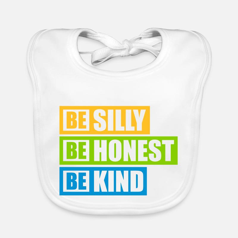 Enfant honnête et stupide Bavoir bio Bébé