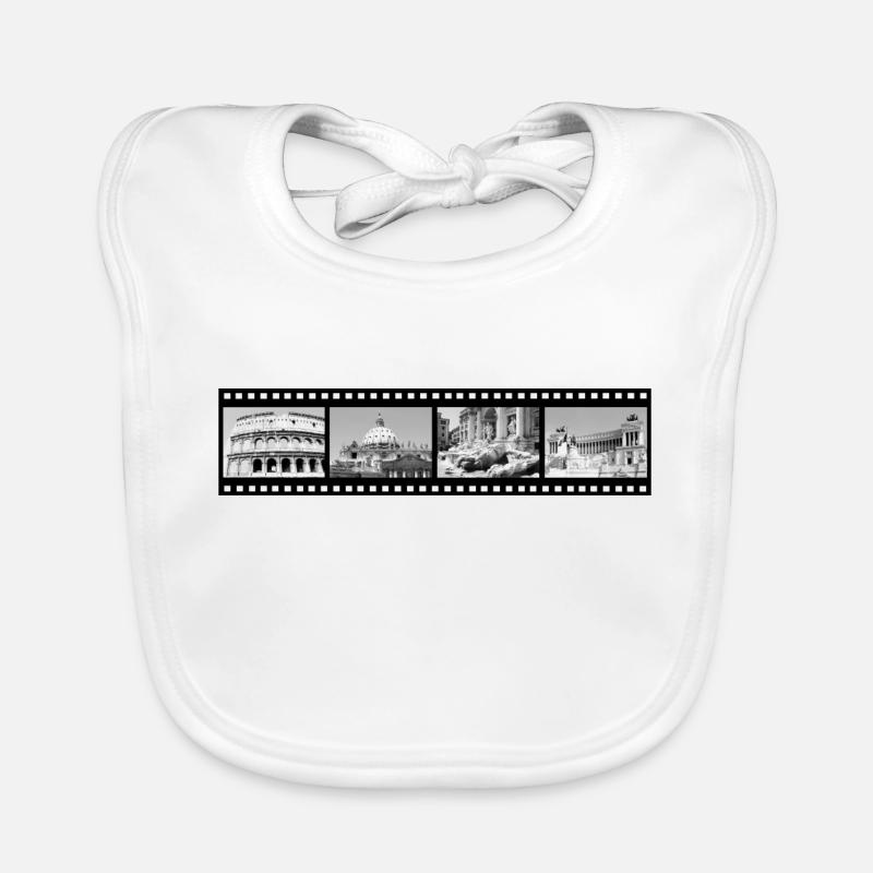 Impressions of Rome Organic Baby Bibs