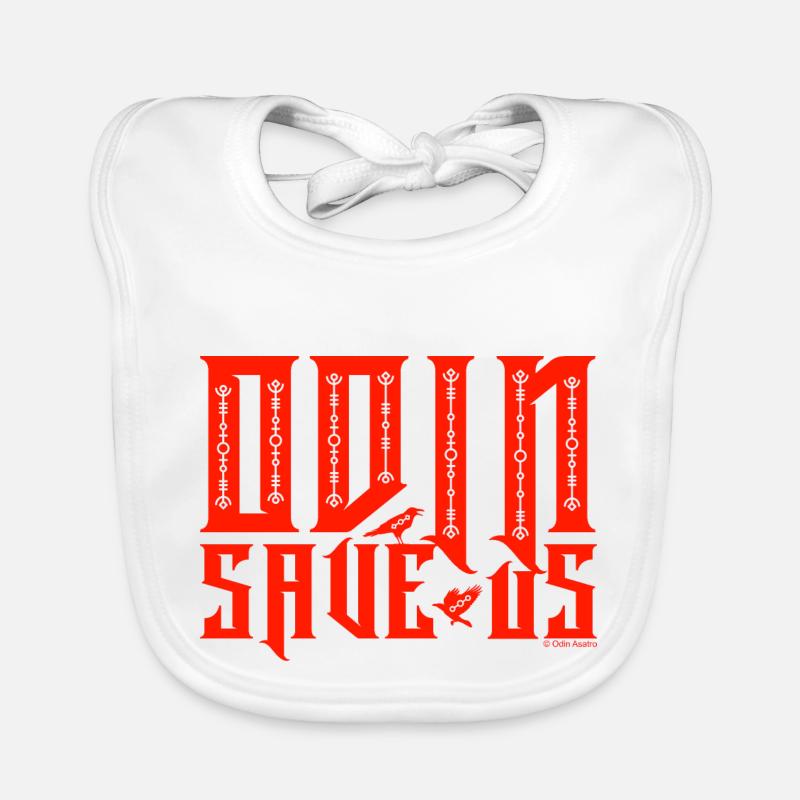 ODIN SAVE US (Ravens) Baby Bio-Lätzchen