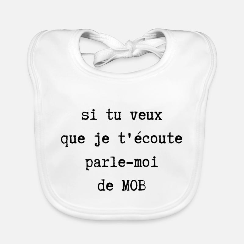 parle moi de mob Bavoir bio Bébé