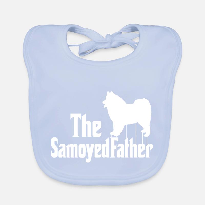 Funny Samoyed Master Parody Samoyed Organic Baby Bibs