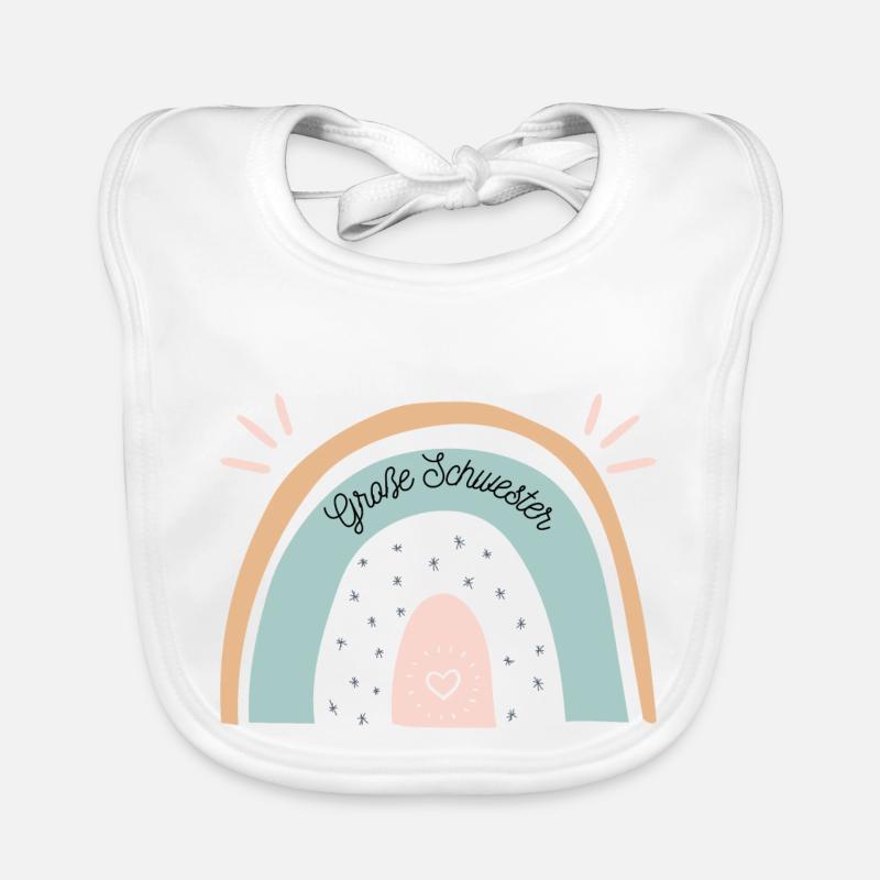 Große Schwester Baby Bio-Lätzchen