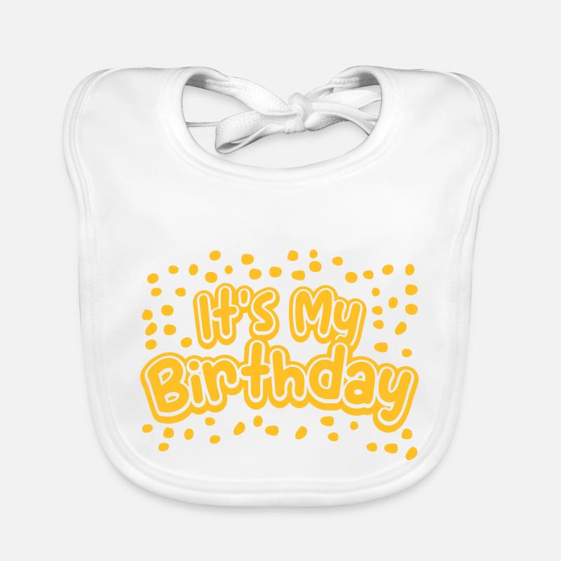 C’est mon anniversaire Bavoir bio Bébé