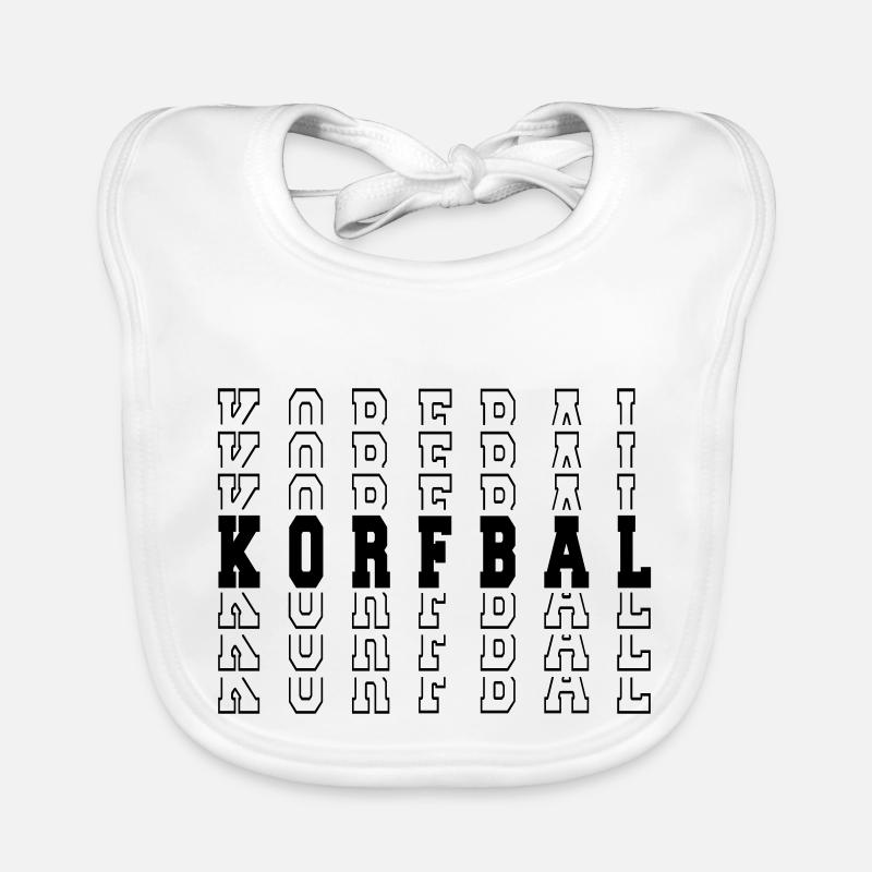 korfball MIRROR Organic Baby Bibs