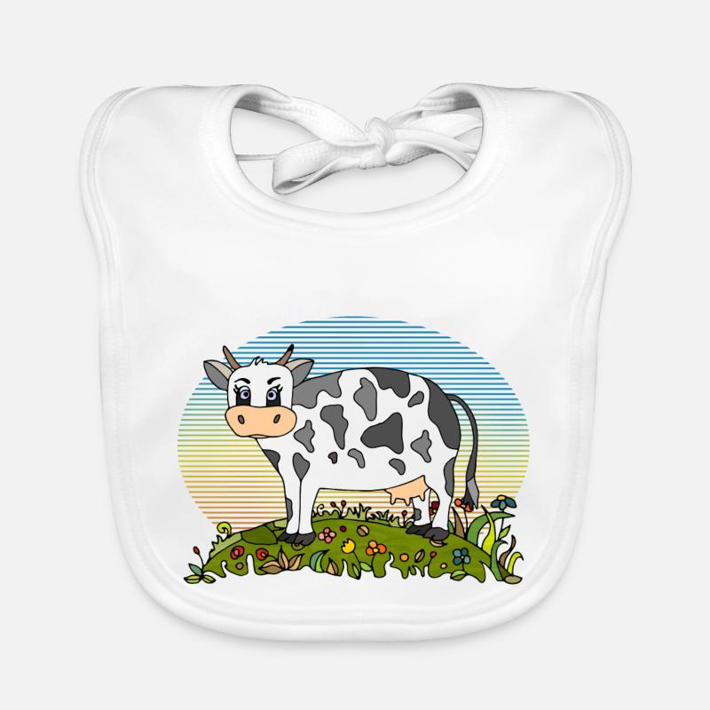 Cow Organic Baby Bibs