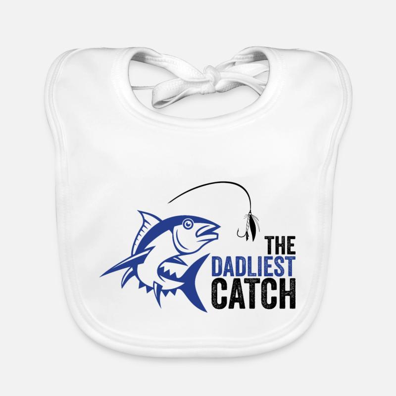 DADLIEST CATCH Organic Baby Bibs