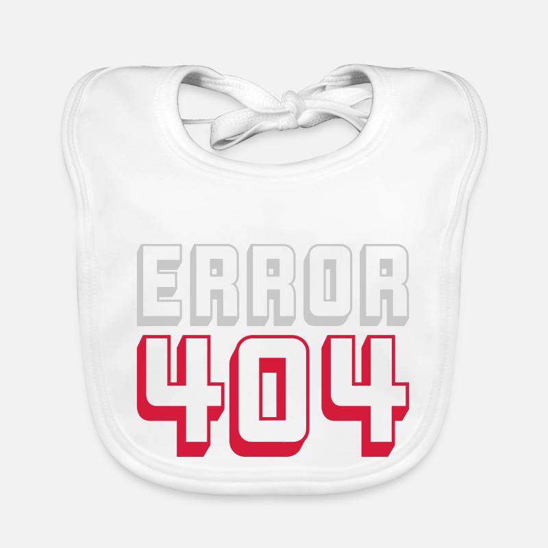 Error 404 Computer Verbindung Baby Bio-Lätzchen