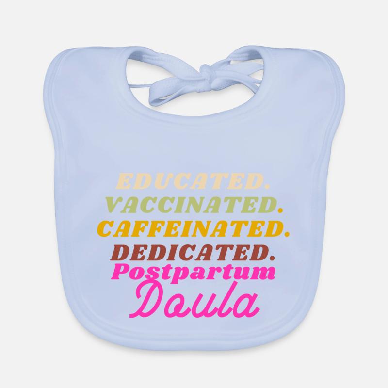 Labor Coach Geburtstrainer postpartale Doula Geschenk Baby Bio-Lätzchen