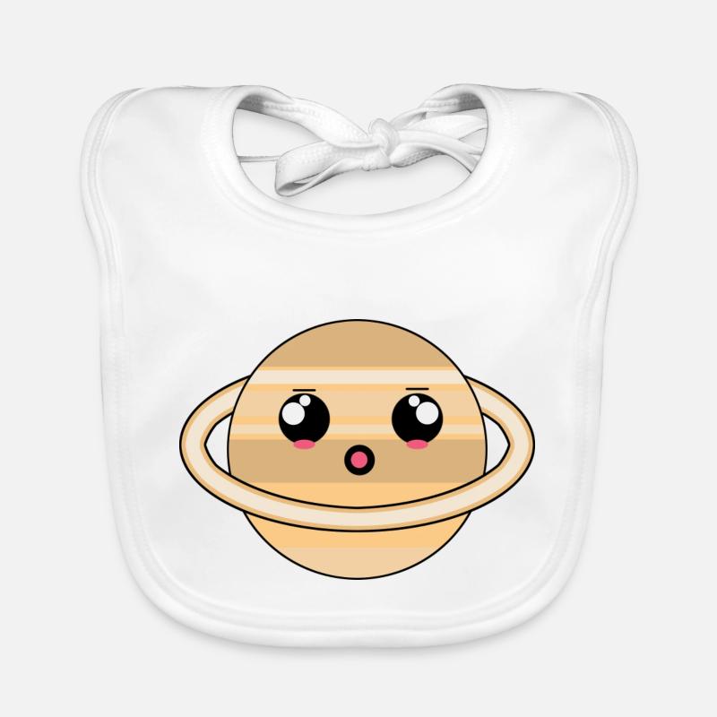 Kawaii - SATURNE Bavoir bio Bébé