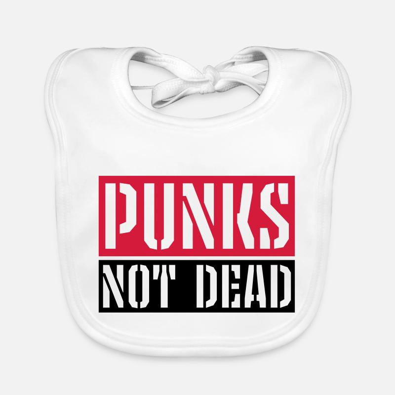 punks pas mort citation Bavoir bio Bébé
