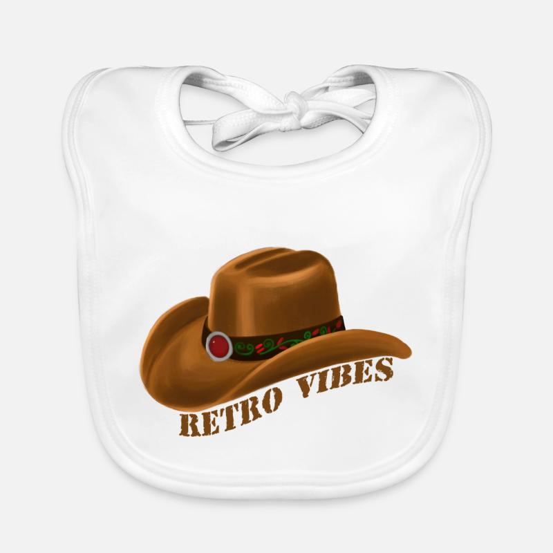 Retro Vibes Organic Baby Bibs