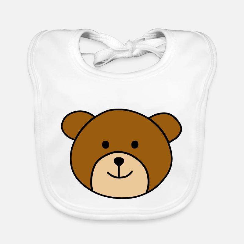 Ours mignon Bavoir bio Bébé