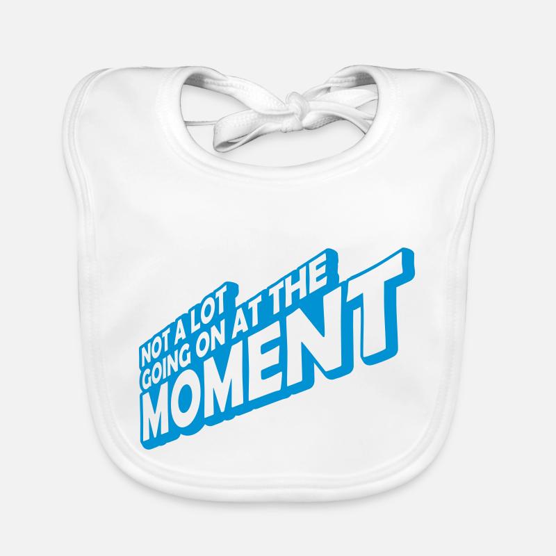 Not much going on Organic Baby Bibs