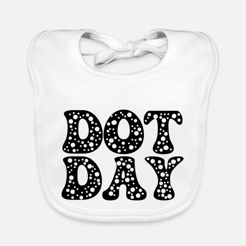 Journée des points - Points Love Bavoir bio Bébé