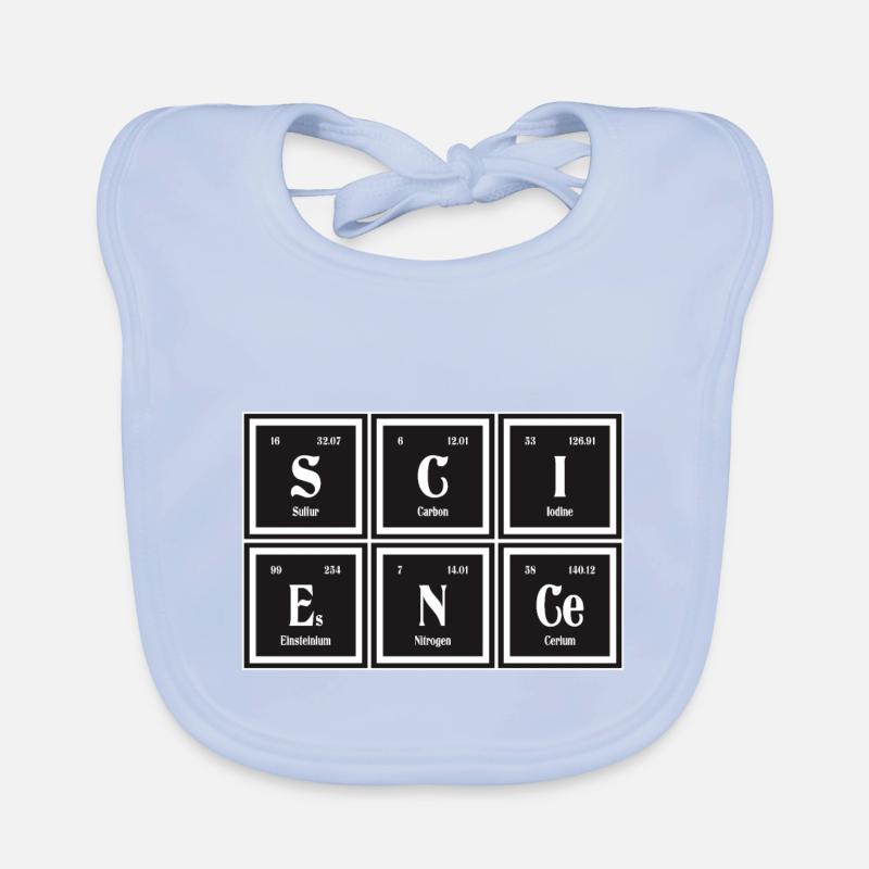Wissenschaft | Periodensystem der Elemente Baby Bio-Lätzchen