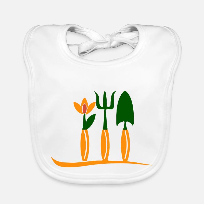 I love the garden! Organic Baby Bibs