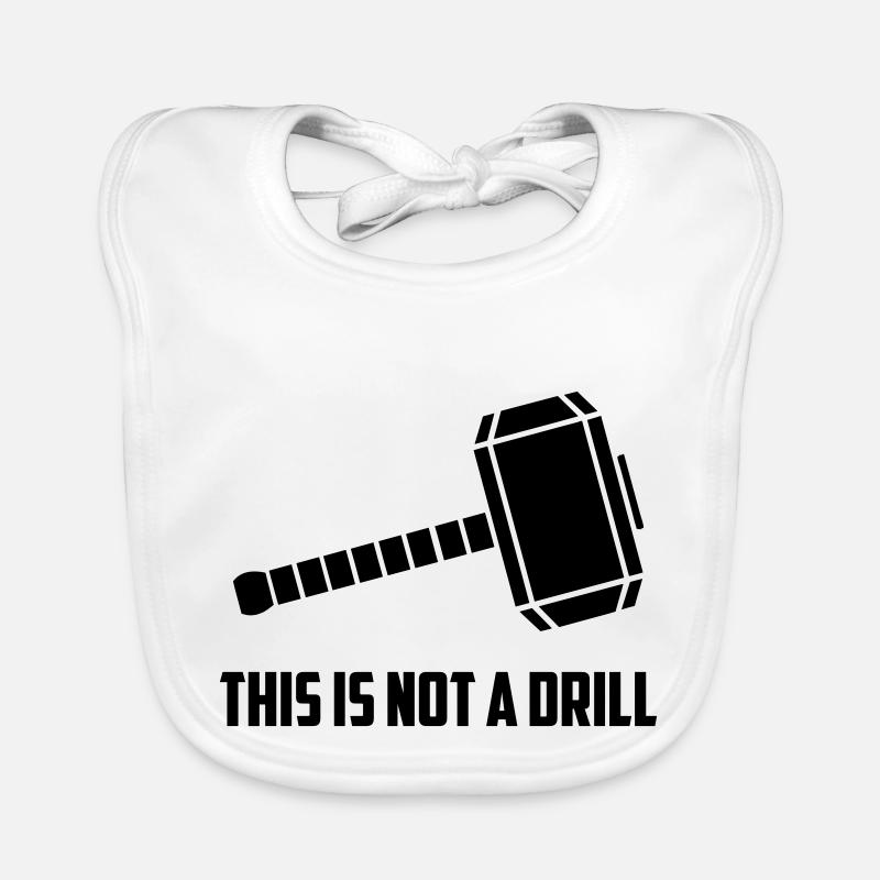 CE N’EST PAS UN EXERCICE Bavoir bio Bébé