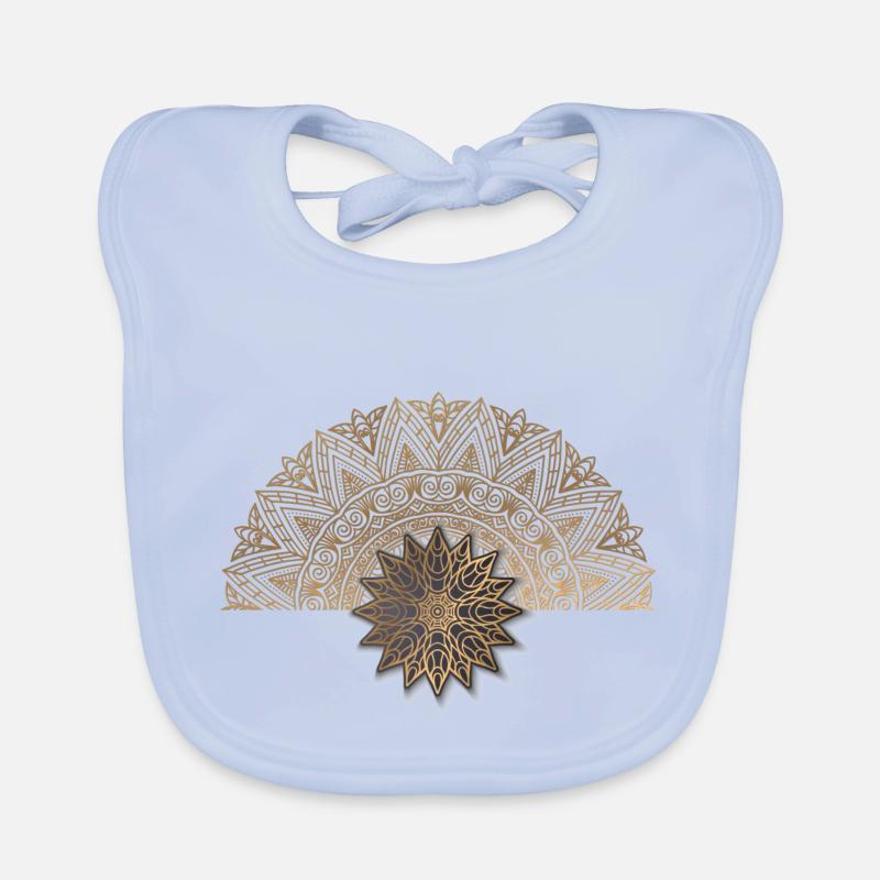 Luxe gouden cirkel Bio-slabbetje voor baby's