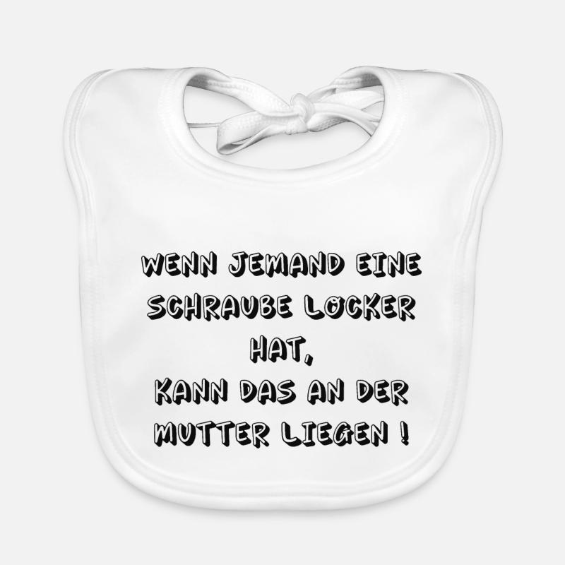 Schraube Baby Bio-Lätzchen