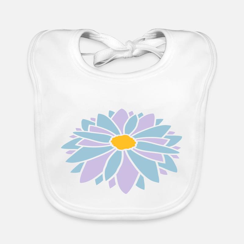 Bunte Hübsche Blume Design Baby Bio-Lätzchen