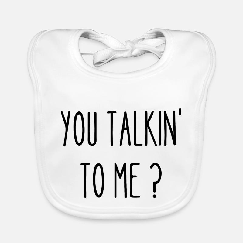 Du sprichst mit mir Baby Bio-Lätzchen