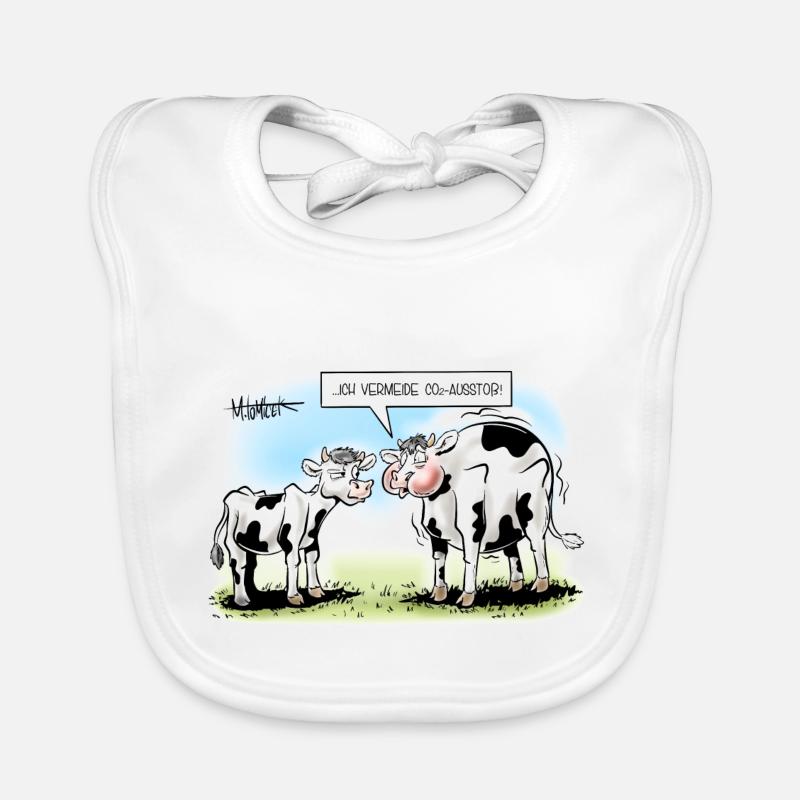 CO2 Kuh Baby Bio-Lätzchen