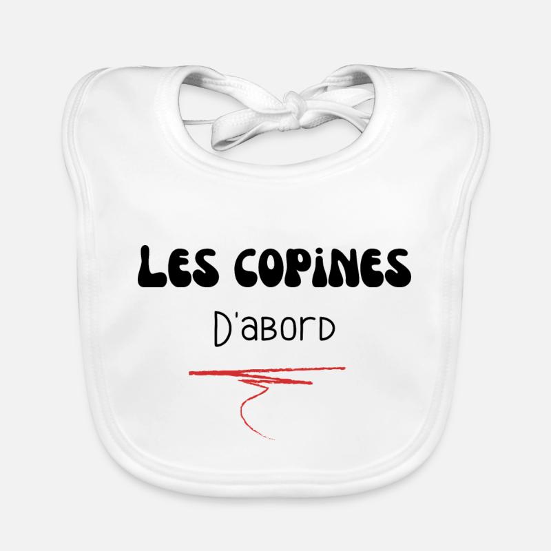 Les copines d'abord Bavoir bio Bébé