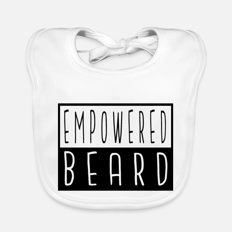 beard beard lover earloop facical hair Organic Baby Bibs