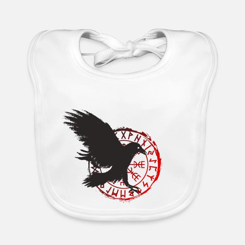 Raven Organic Baby Bibs
