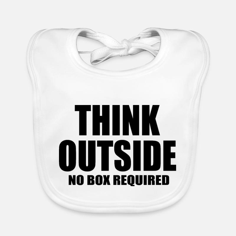 think outside the box hike quote Organic Baby Bibs