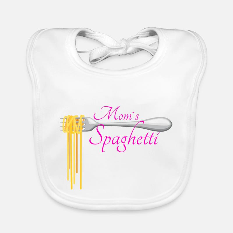 Pull Spaghetti - Bavoir bio Bébé - blanc