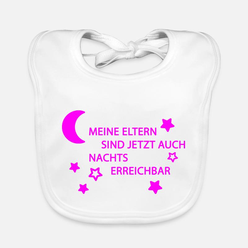 Eltern erreichbar pink Baby Bio-Lätzchen