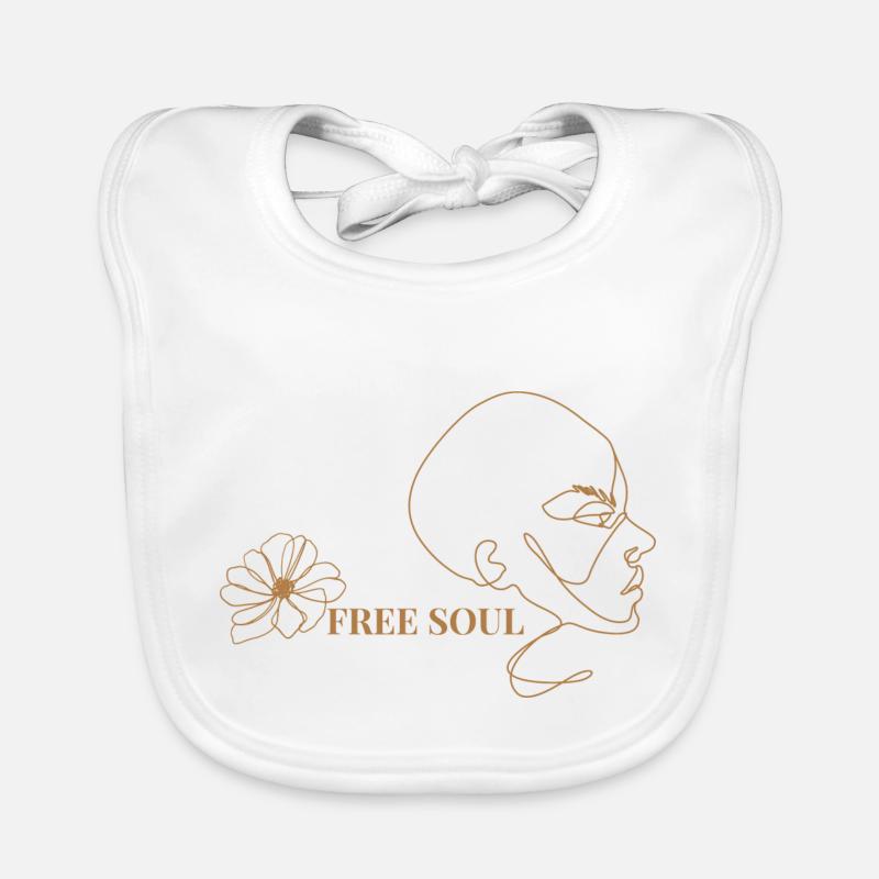 Âme libre Bavoir bio Bébé