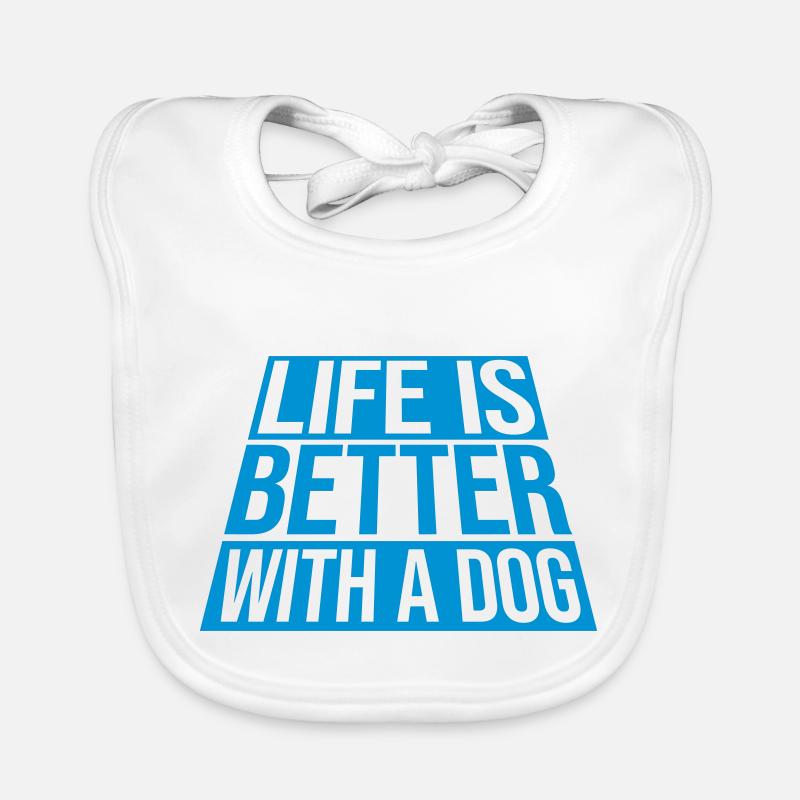 better with a dog Baby Bio-Lätzchen